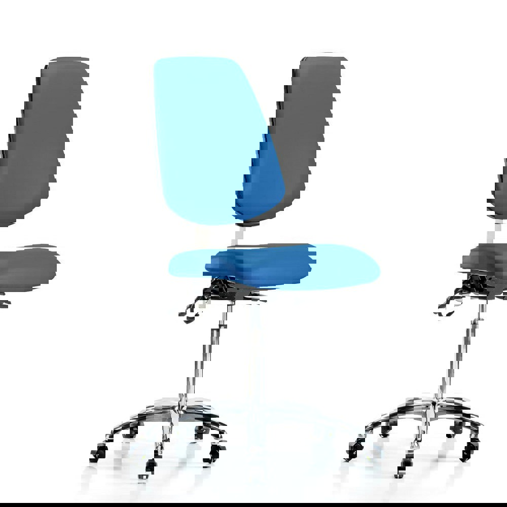 Task Chair: ESD Vinyl, Blue